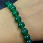 GEMTRE Round Beaded Gemstone Stretchable Bracelet for M…