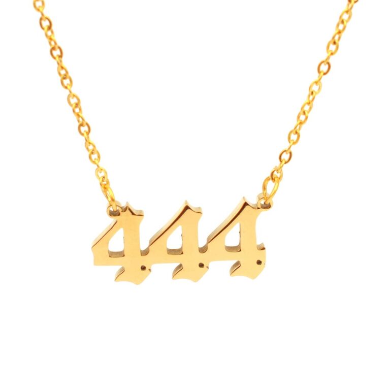 HUTINICE Angel Number Necklace, 18K Gold Plated, Dainty…
