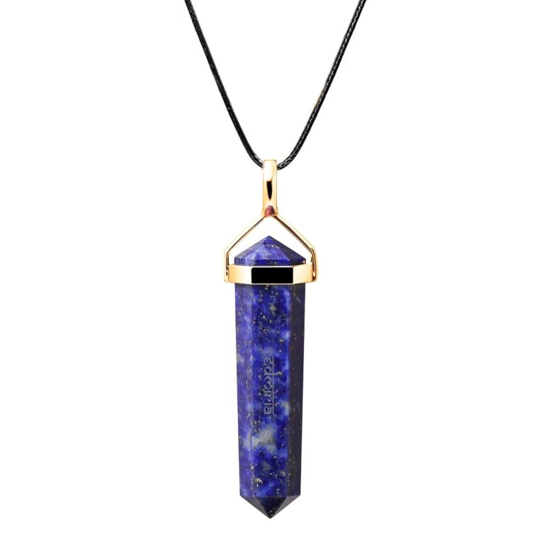 Reiki Unisex Crystal Stone Pendant with cord for Reiki …